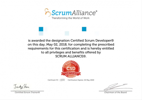 极客携手优普丰共同打造全球首个线上CSD认证课程