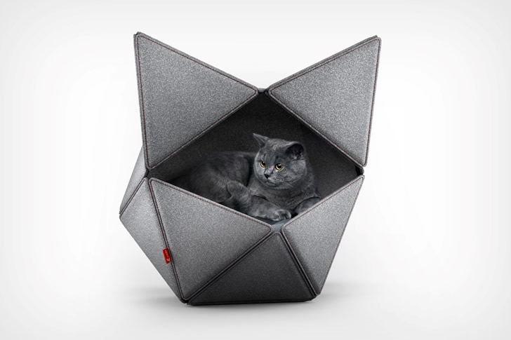一片片三角形的组合，Catzz几何猫窝