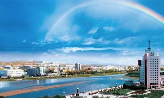 中国最北部的地级市 黑河市位于北纬47&#65439;42′～51°03′