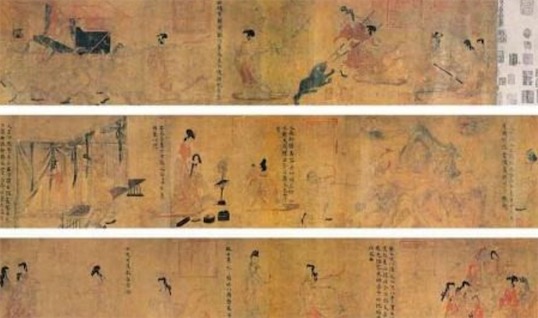 中国最早的卷轴画 《女史箴图》为东晋顾恺之创作