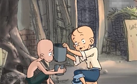 中国影响最大的连环漫画  张乐平先生的《三毛流浪记》