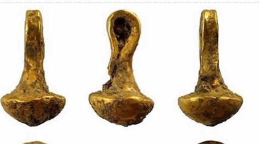 世界上最古老的24K纯金吊坠 生产于6600年前的保加利亚