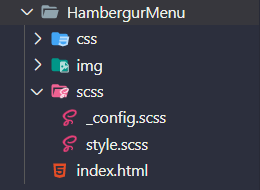 HTML+Sass实现HambergurMenu汉堡包式菜单