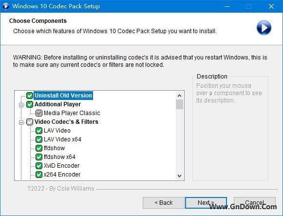 Windows 10 Codec Pack(Win10音视频解码器) v2.2.2